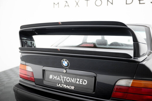 Heckspoiler Lippe unten passend für BMW M3 / 3 M-Paket E36 Coupe GT Klasse schwarz Hochglanz