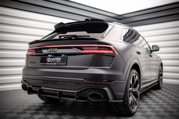 Heckspoiler Lippe unten V.2 passend für Audi RSQ8 Mk1 FL schwarz Hochglanz
