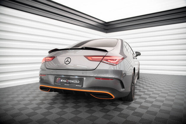 Heckspoiler Lippe V.1 für Mercedes-Benz CLA Coupe C118 schwarz Hochglanz