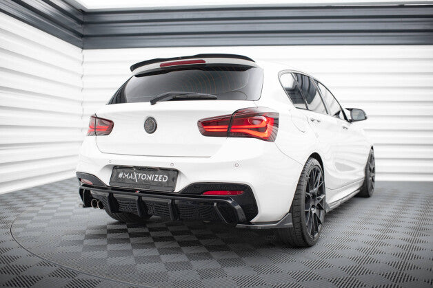 Heckspoiler Lippe V.1 passend für BMW 1er M-Paket / M140i / Standard F20 schwarz Hochglanz