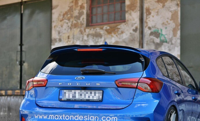 Heckspoiler Lippe V.1 passend für Ford Focus Hatchback ST-Line Mk4 schwarz Hochglanz
