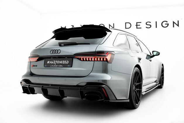 Heckspoiler Lippe V.2 passend für Audi RS6 C8 / C8 FL schwarz Hochglanz