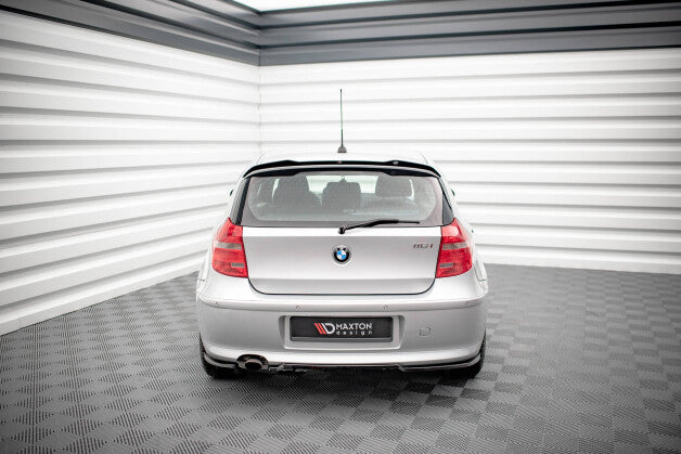 Heckspoiler Lippe V.2 passend für BMW 1er E81 FL schwarz Hochglanz