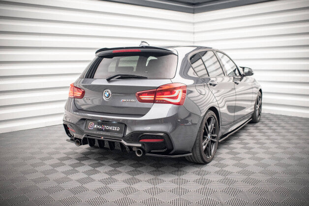 Heckspoiler Lippe V.2 passend für BMW 1er M-Paket / M140i / Standard F20 schwarz Hochglanz
