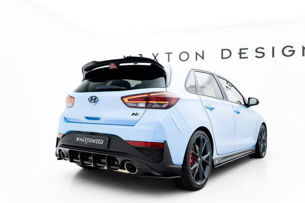 Heckspoiler Lippe V.2 passend für Hyundai I30 N Hatchback Mk3 / Mk3 FL schwarz Hochglanz