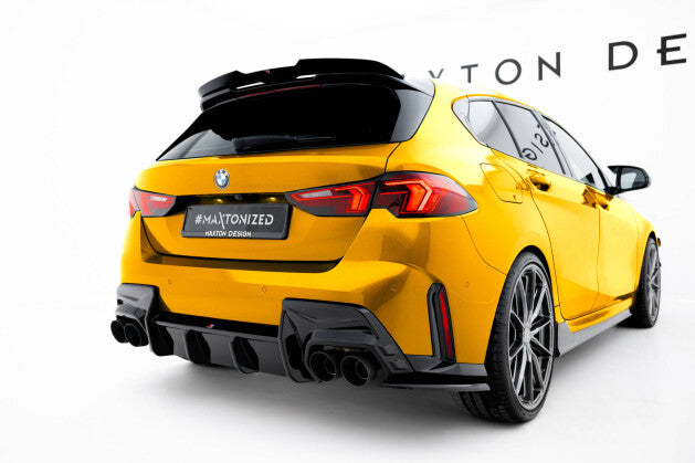 Heckspoiler Lippe V.3 passend für BMW 1er M-Paket F70 schwarz Hochglanz