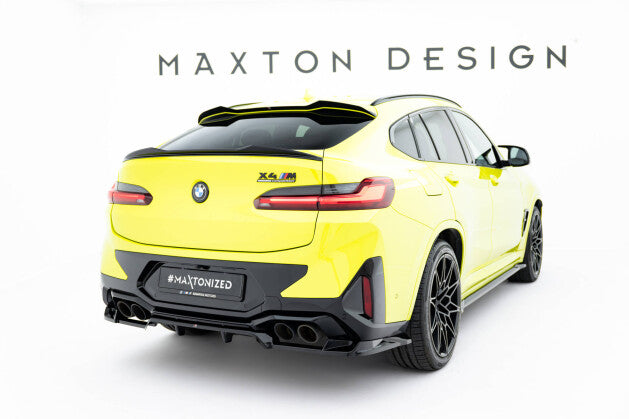 Heckspoiler unten 3D passend für BMW X4 M F98 FL schwarz Hochglanz