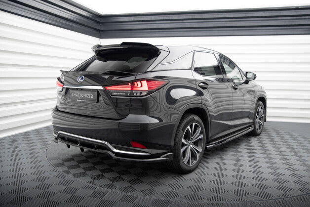 Heckspoiler unten 3D passend für Lexus RX F-Sport Mk4 FL schwarz Hochglanz