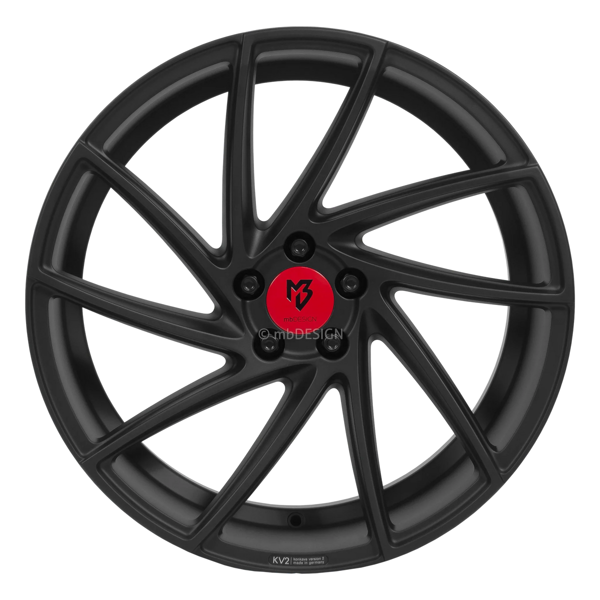 mbDESIGN KV2 schwarz stumpfmatt