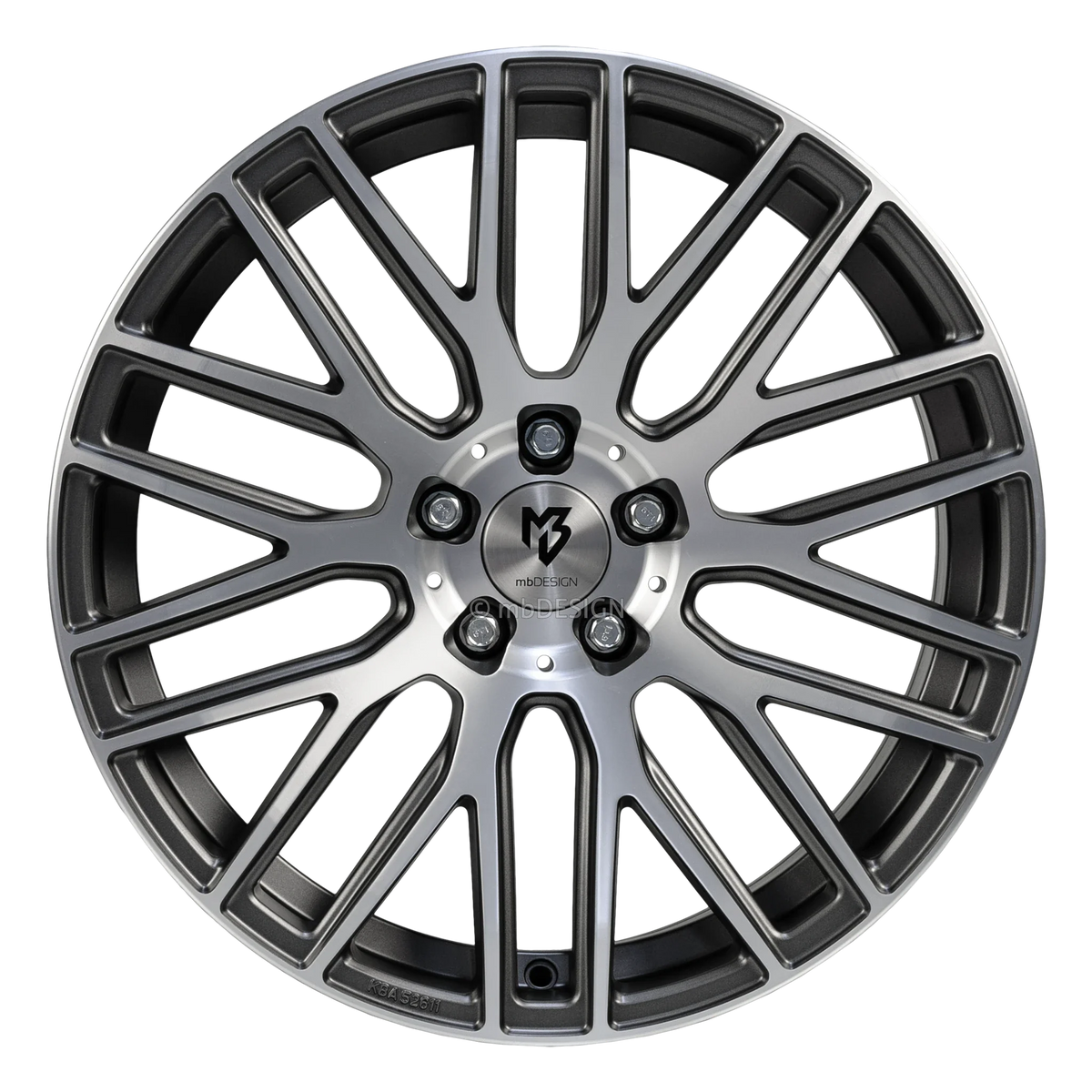 mbDESIGN KV4 grau matt poliert