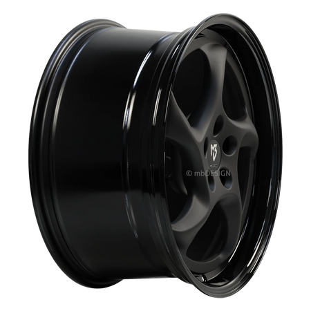 mbDESIGN TURBO schwarz stumpfmatt/schwarz glänzend