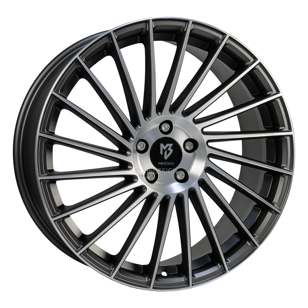 mbDESIGN VR3 grau matt poliert