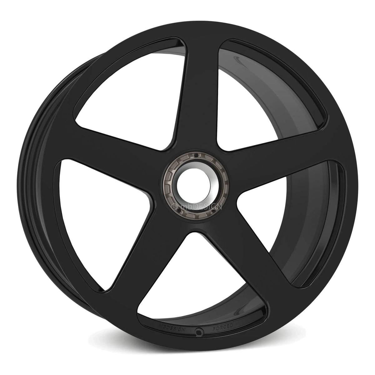 mbDESIGN JP Forged DC schwarz glänzend