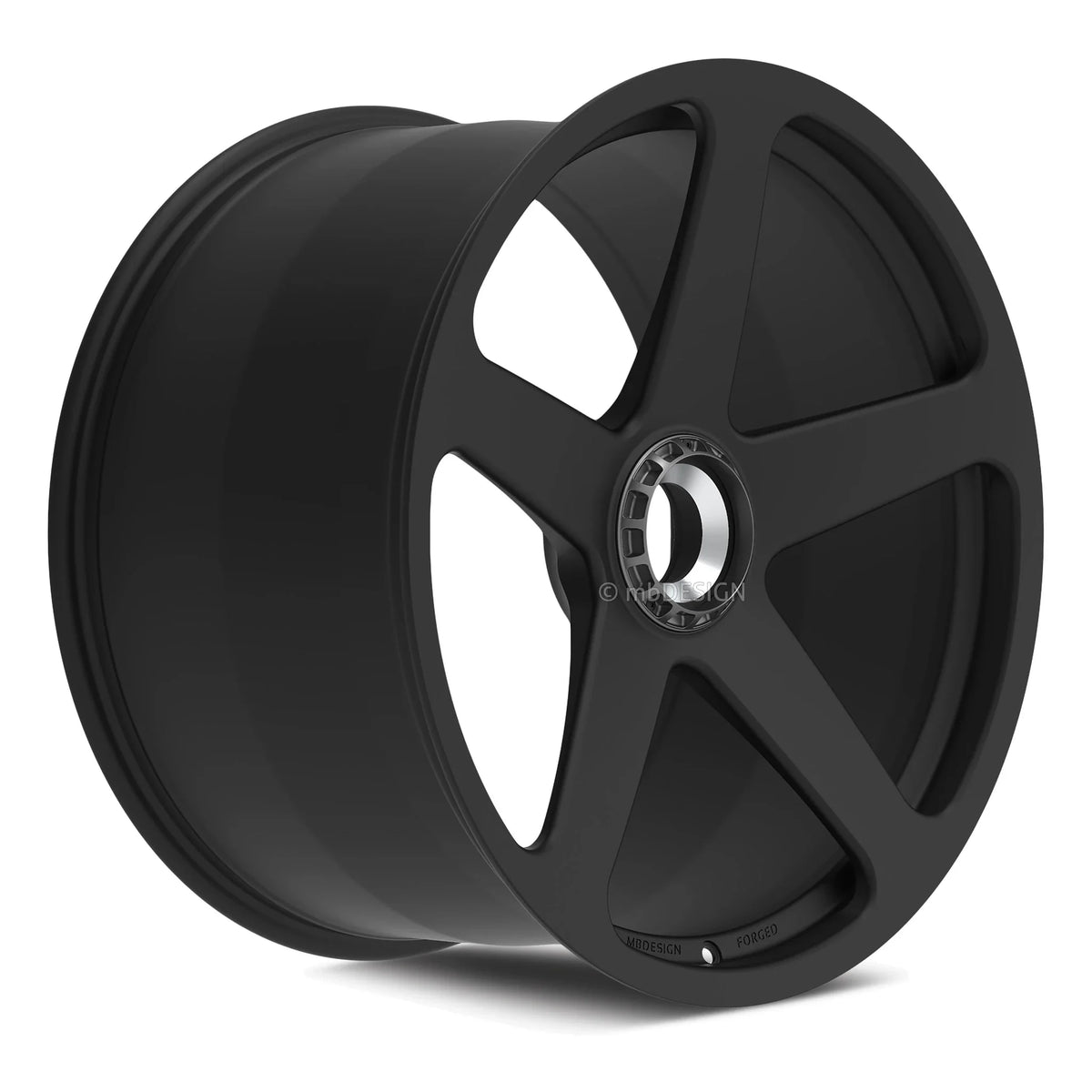 mbDESIGN JP Forged DC schwarz seidenmatt