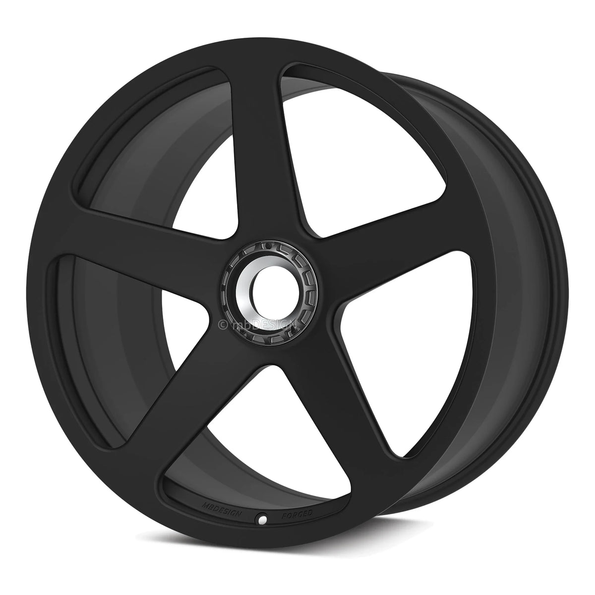 mbDESIGN JP Forged DC schwarz seidenmatt