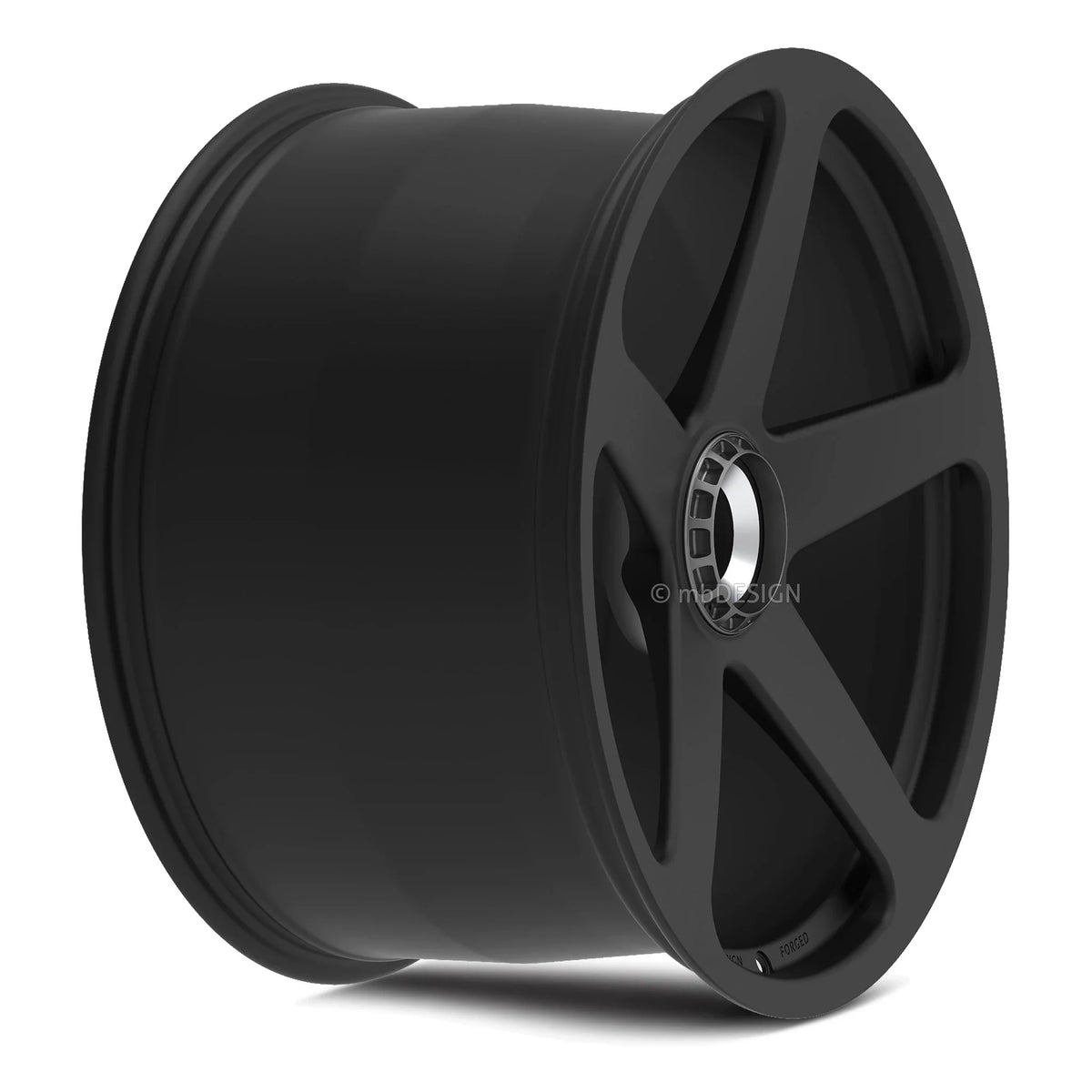 mbDESIGN JP Forged DC schwarz seidenmatt