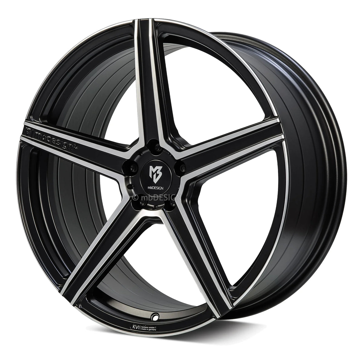 mbDESIGN KV1 S C schwarz matt poliert