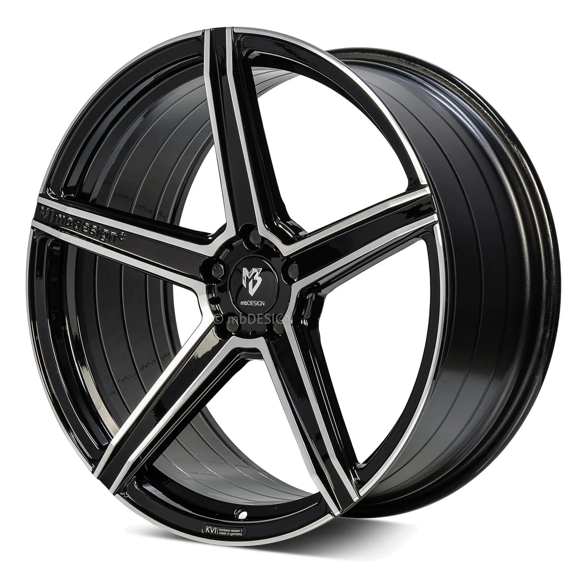 mbDESIGN KV1 S DC schwarz glänzend poliert