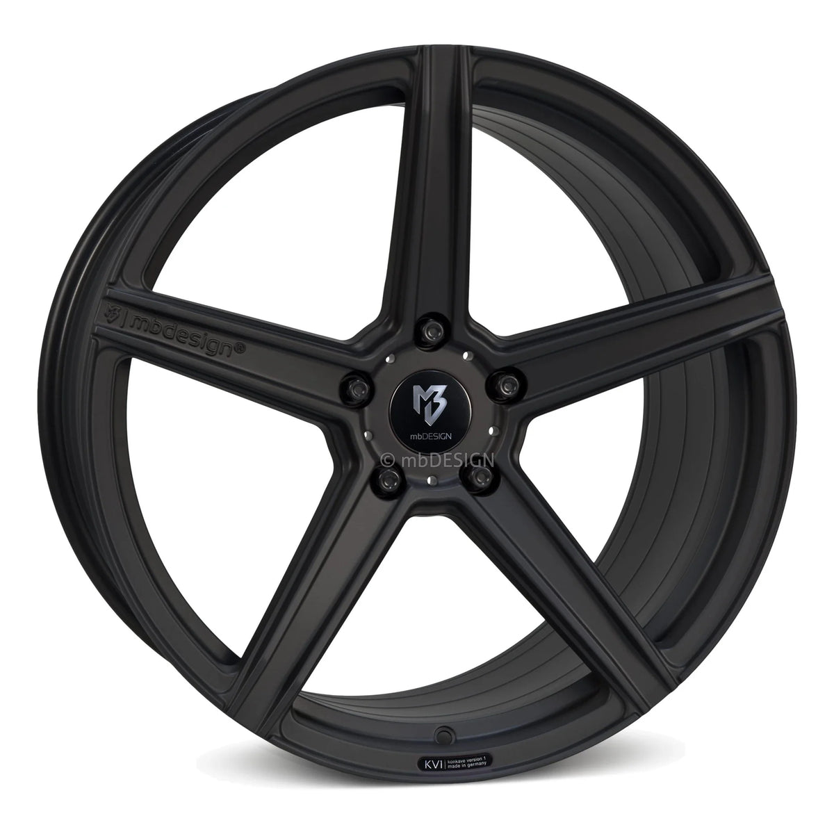 mbDESIGN KV1 S DC schwarz stumpfmatt