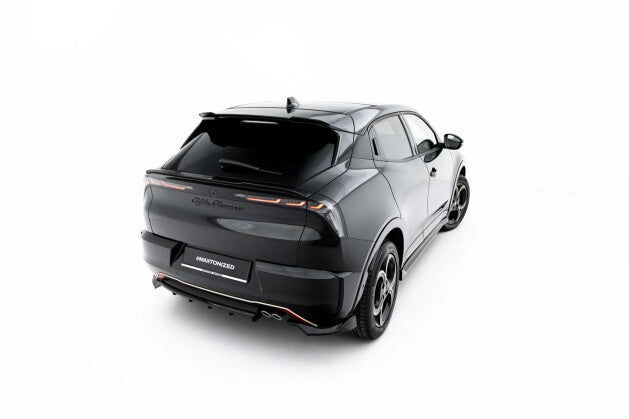 Oberer Heckspoiler Lippe passend für Alfa Romeo Junior Mk1 schwarz Hochglanz