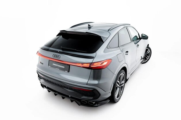 Oberer Heckspoiler Lippe passend für Audi SQ5 / Q5 S-Line Sportback Mk3 schwarz Hochglanz