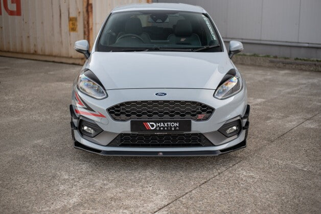Scheinwerfer Blenden Böser Blick passend für Ford Fiesta Mk8 ST / ST-Line / Standard schwarz Hochglanz