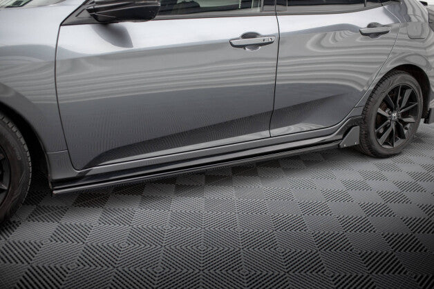 Seitenschweller Ansatz (Paar) + Flaps passend für Honda Civic Sport Mk 10