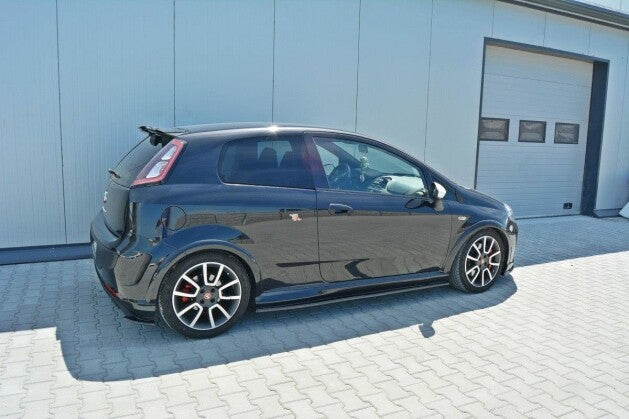 Seitenschweller Ansatz (Paar) passend für ABARTH Punto Evo Carbon Look