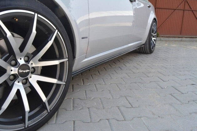 Seitenschweller Ansatz (Paar) passend für Alfa Romeo 159 schwarz Hochglanz
