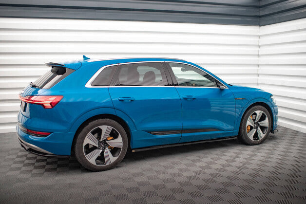 Seitenschweller Ansatz (Paar) passend für Audi e-tron schwarz Hochglanz