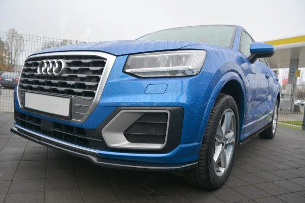 Seitenschweller Ansatz (Paar) passend für Audi Q2 Mk.1 schwarz Hochglanz