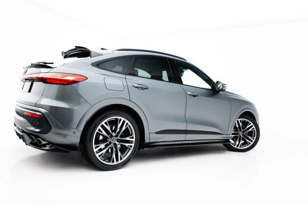 Seitenschweller Ansatz (Paar) passend für Audi SQ5 / Q5 S-Line Sportback / SUV Mk3 schwarz Hochglanz