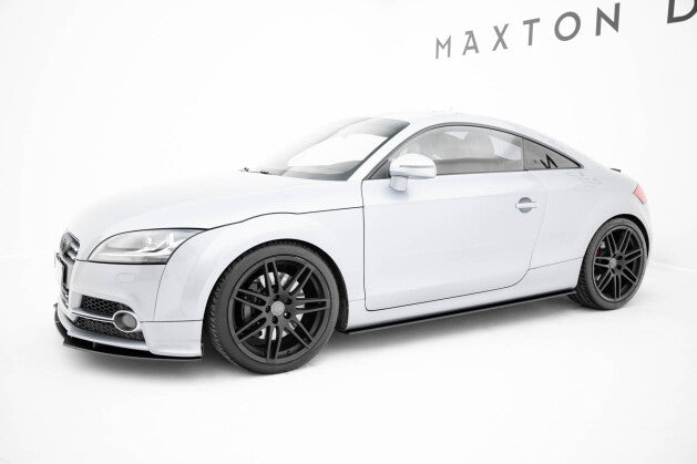 Seitenschweller Ansatz (Paar) passend für Audi TT S / TT S-Line 8J FL roter Kern