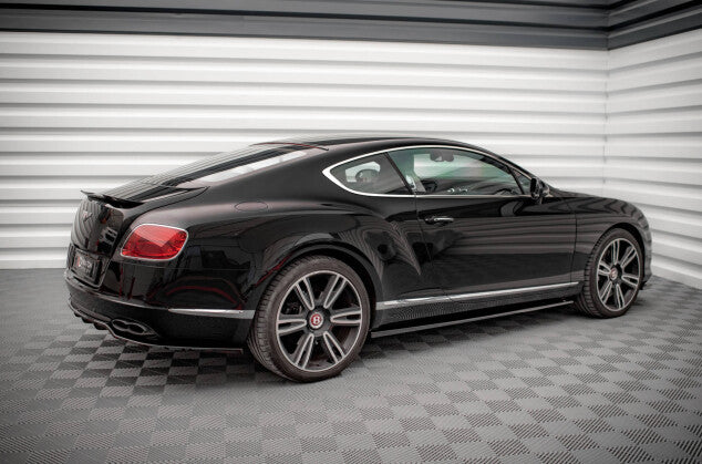 Seitenschweller Ansatz (Paar) passend für Bentley Continental GT V8 S Mk2 schwarz Hochglanz