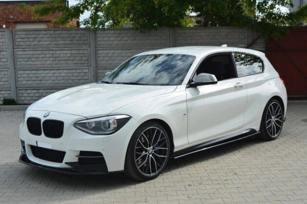 Seitenschweller Ansatz (Paar) passend für BMW 1er M-Paket / M135i / M140i F21 / F21 FL schwarz Hochglanz
