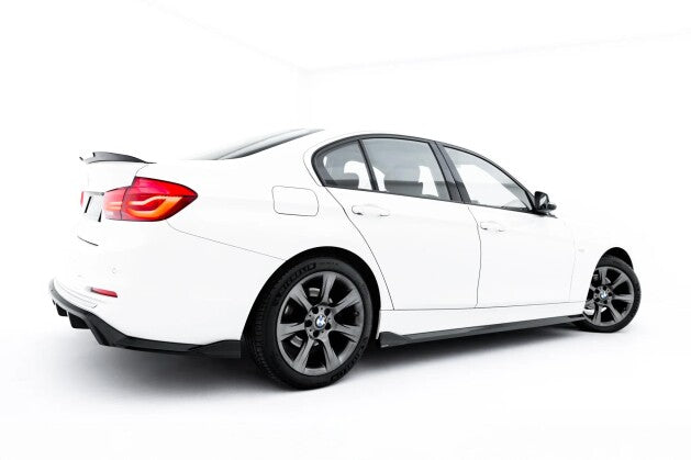 Seitenschweller Ansatz (Paar) passend für BMW 3er Sportline Limousine / Touring F30 / F31 schwarz Hochglanz