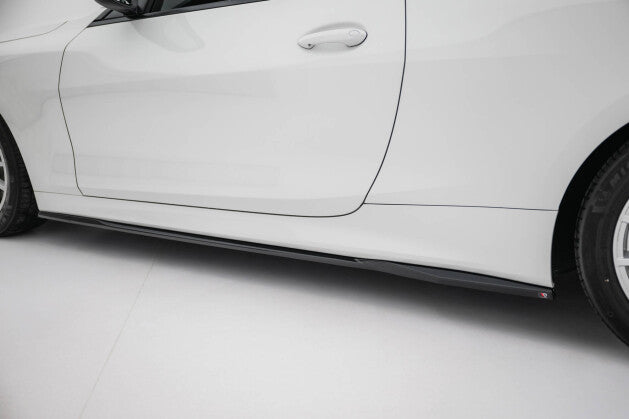 Seitenschweller Ansatz (Paar) passend für BMW 4er Coupe / Cabrio G22 / G23 schwarz Hochglanz