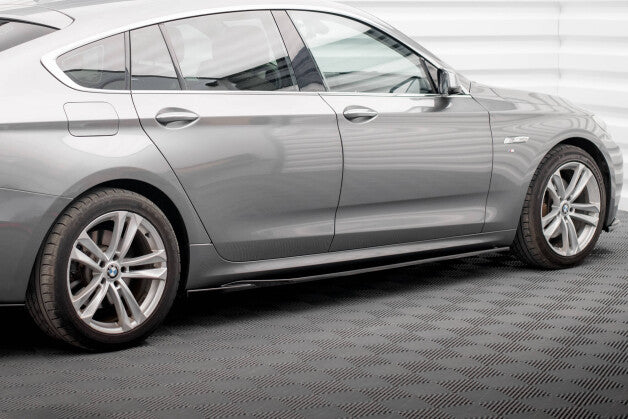 Seitenschweller Ansatz (Paar) passend für BMW 5er GT M-Paket F07 schwarz Hochglanz