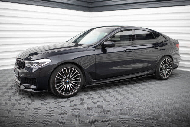 Seitenschweller Ansatz (Paar) passend für BMW 6er GT G32 M-Paket schwarz Hochglanz