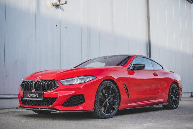 Seitenschweller Ansatz (Paar) passend für BMW 8 Coupe M-Paket G15 / M8 F92 schwarz Hochglanz