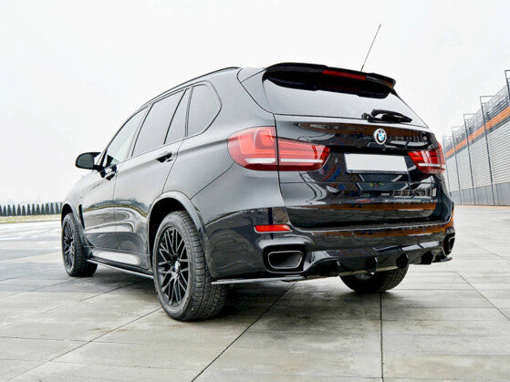 Seitenschweller Ansatz (Paar) passend für BMW X5 F15 M Paket schwarz Hochglanz