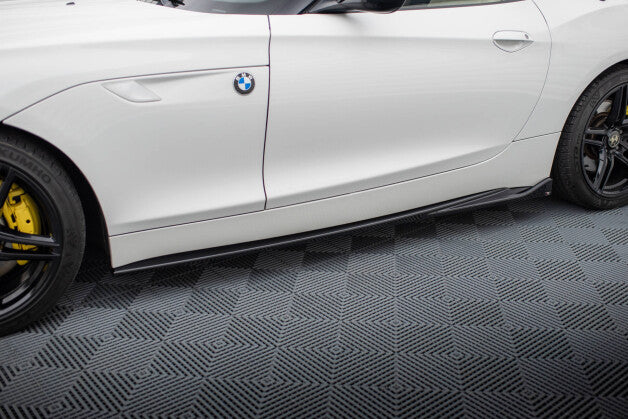 Seitenschweller Ansatz (Paar) passend für BMW Z4 E89 schwarz Hochglanz