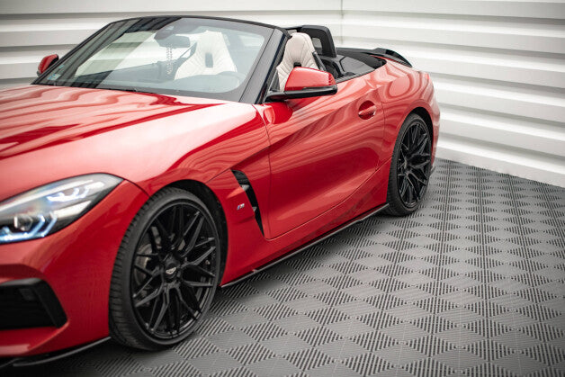 Seitenschweller Ansatz (Paar) passend für BMW Z4 M-Paket G29 schwarz Hochglanz