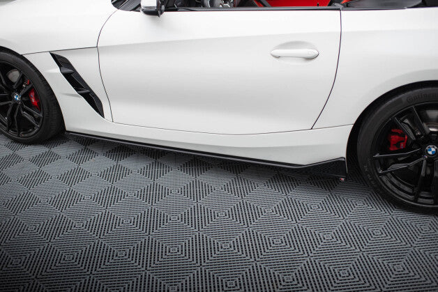 Seitenschweller Ansatz (Paar) passend für BMW Z4 M40i / M-Paket G29 FL schwarz Hochglanz