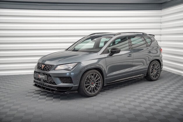 Seitenschweller Ansatz (Paar) passend für CUPRA Ateca Mk1 / Mk1 FL schwarz Hochglanz