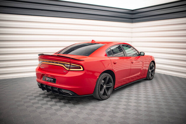 Seitenschweller Ansatz (Paar) passend für Dodge Charger RT Mk7 FL roter Kern