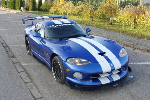 Seitenschweller Ansatz (Paar) passend für DODGE VIPER GTS schwarz matt