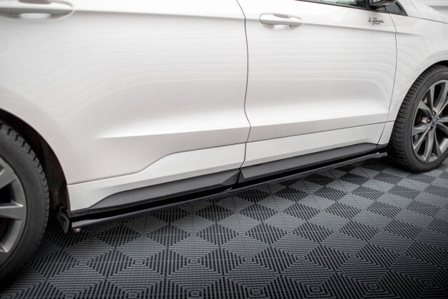 Seitenschweller Ansatz (Paar) passend für Ford Edge Sport Mk2 schwarz Hochglanz