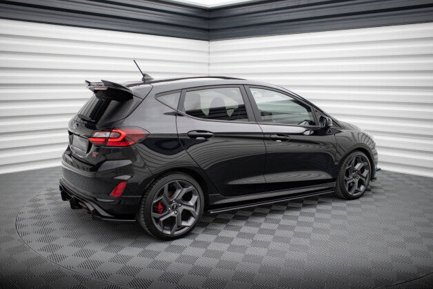 Seitenschweller Ansatz (Paar) passend für Ford Fiesta Mk8 ST / ST-Line roter Kern