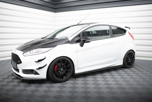 Seitenschweller Ansatz (Paar) passend für Ford Fiesta ST / ST-Line Mk7 / Mk7 FL schwarz Hochglanz
